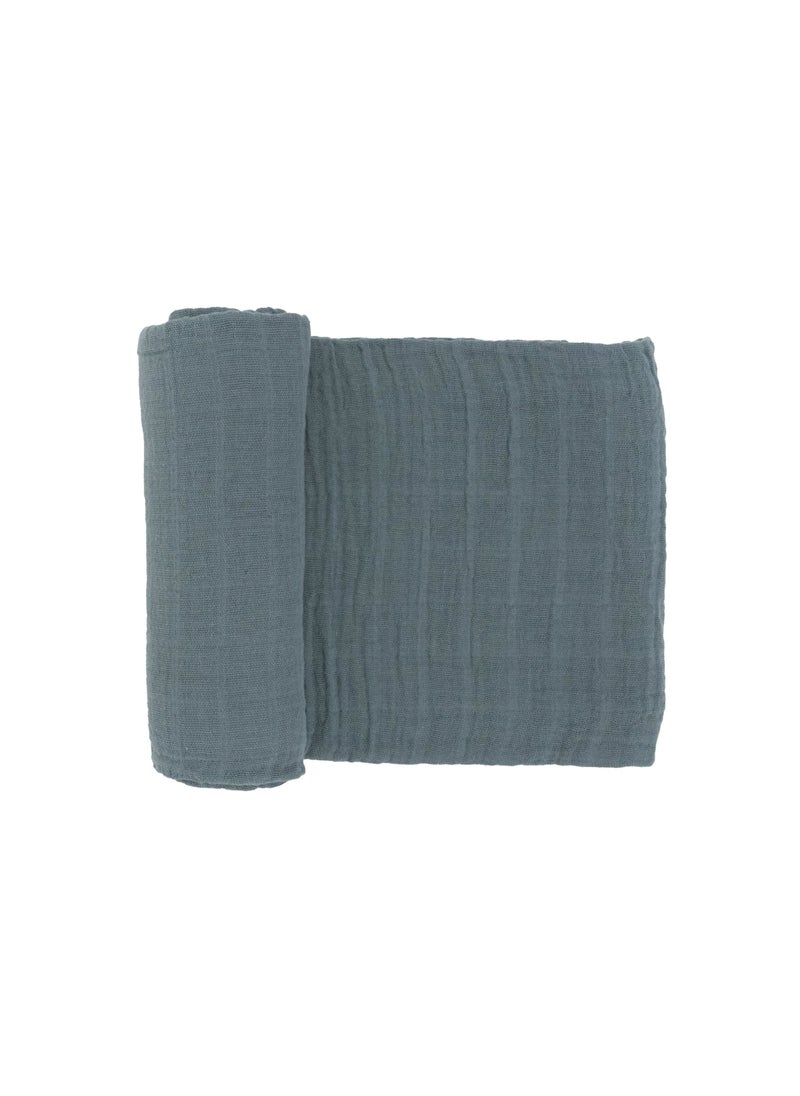 ليتل يونيكورن - Cotton Muslin Swaddle Single 	Sea - Image 1