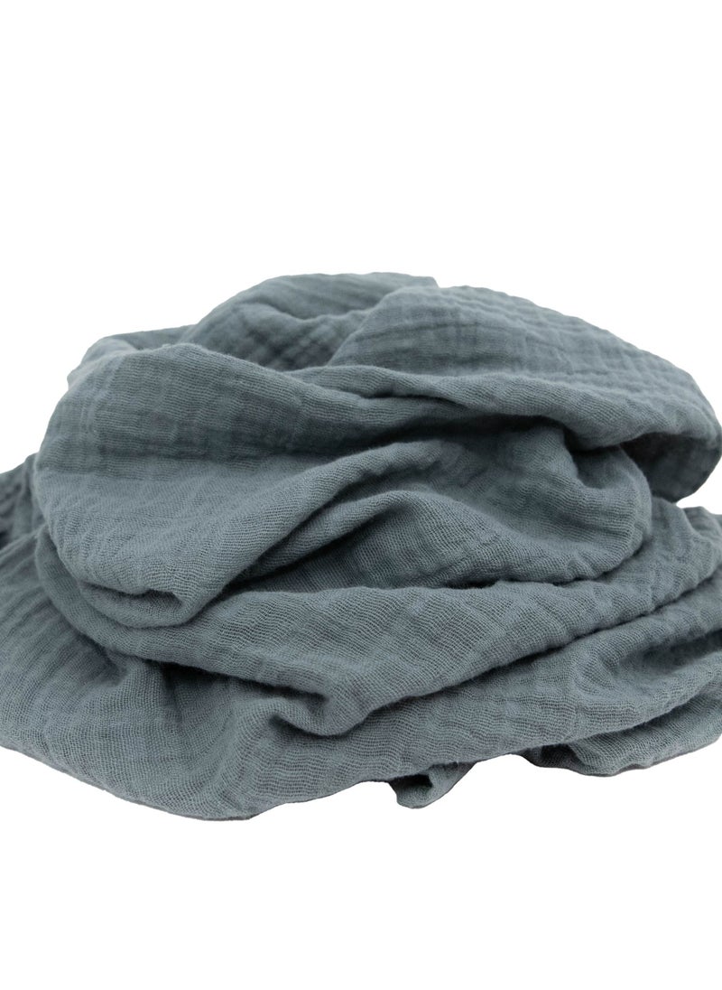 ليتل يونيكورن - Cotton Muslin Swaddle Single 	Sea - Image 1