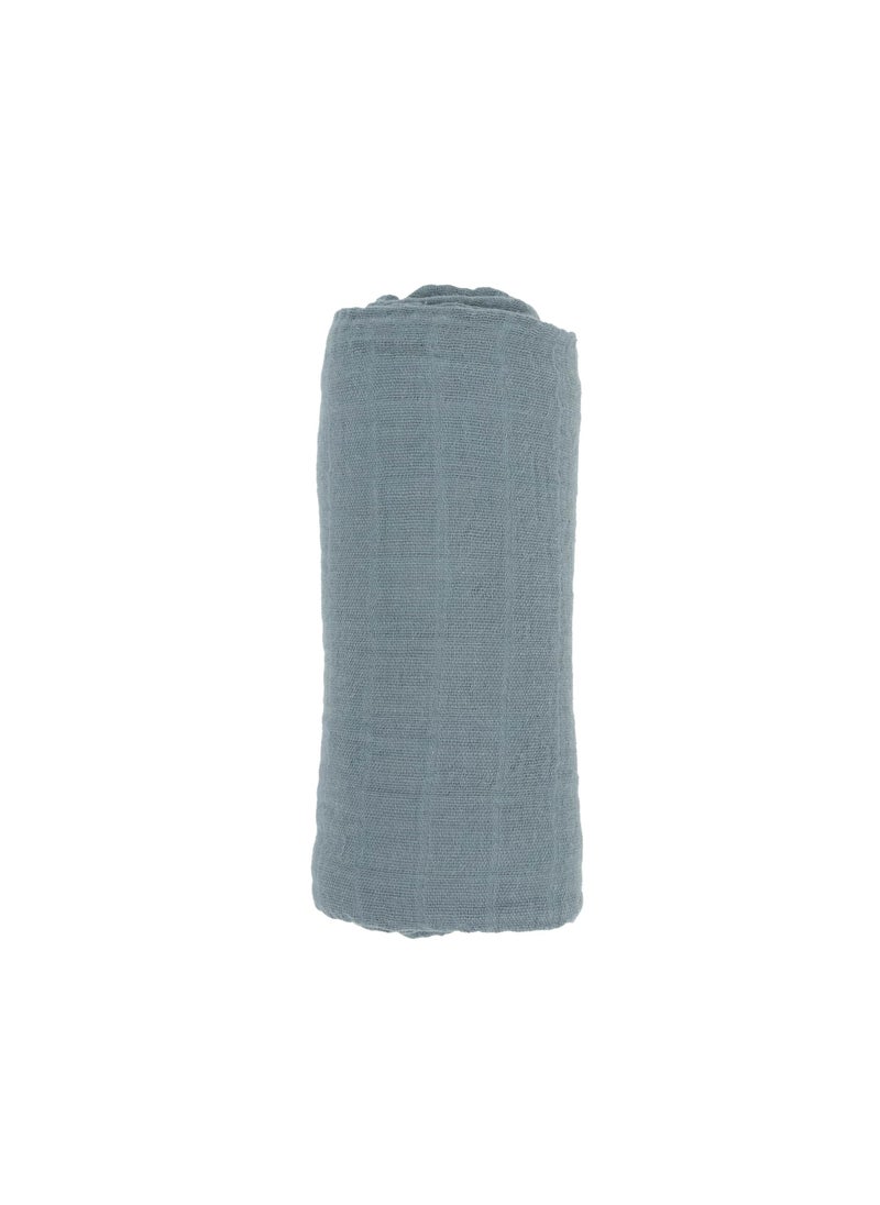 ليتل يونيكورن - Cotton Muslin Swaddle Single 	Sea - Image 1