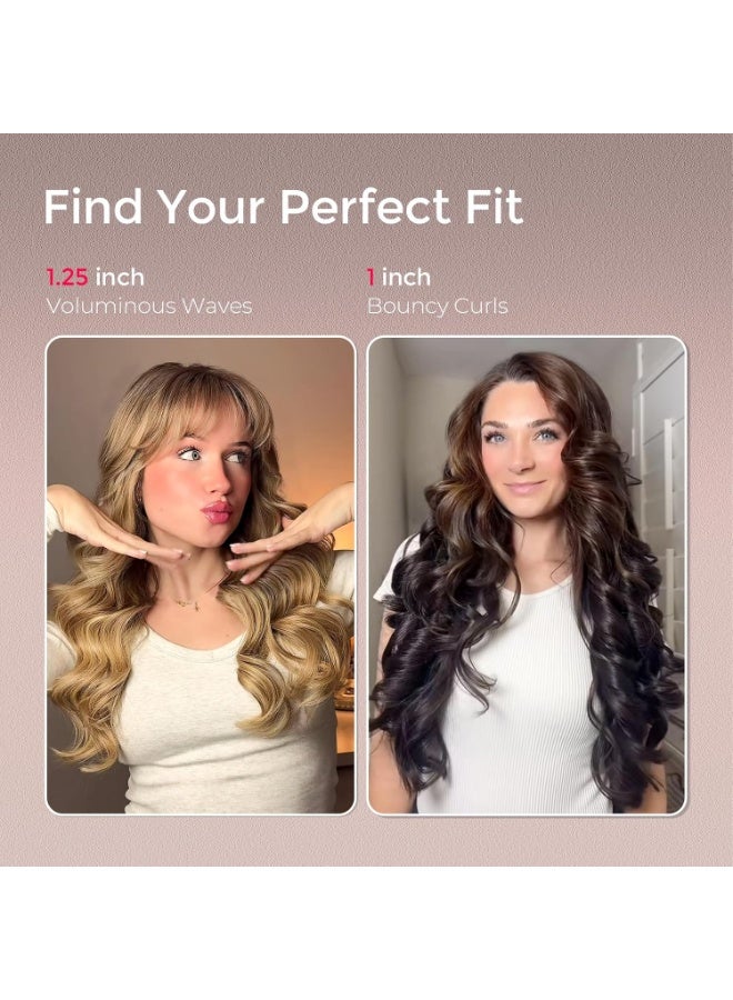 TYMO CurlPro Plus Automatic Rotating Curling Iron for Long Hair, Ceramic Barrel, 32mm, Gold - Image 5