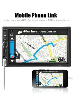 Generic 7-inch Double Din Car Stereo Receiver 2 Din Car Radio Autoradio Touchscreen BT MP5 Player with Reversing Camera Remote Control  - Image 4