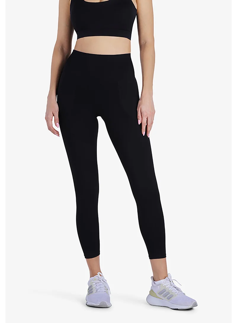 YesEco YesEco Women’s Black Sports Leggings – High-Waist, Stretchable, Moisture-Wicking Activewear Pants – Recycled Nylon | Ideal for Yoga, Gym, Running, Pilates & Hiking (Only Pant)
