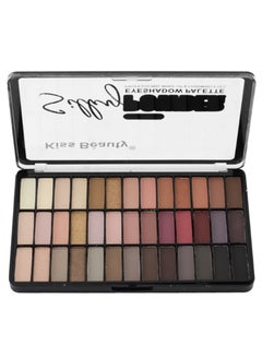 Kiss Beauty 39-Color Nude Eyeshadow Palette - Matte & Shimmer Glitter Eyeshadow Set for Day to Night Makeup | Professional Nude Tones with Pigmented Colors for Women, Girls, Bridal & Party Looks  - Image 3