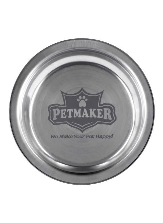 PETMAKER Set Of 2 StainlessSteel Dog Bowls  Cage, Kennel, And Crate Hanging Pet Bowls For Food And Water  8Oz Each And Dishwasher Safe By Petmaker, Silver - Image 3