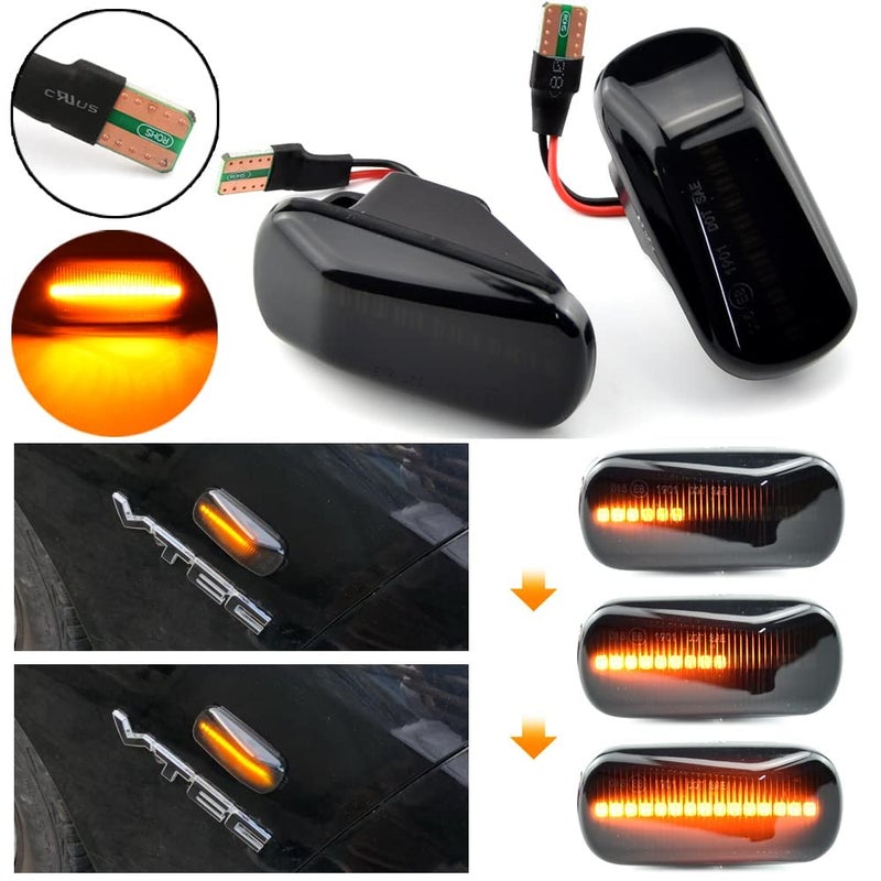 ضوء إشارة جانبي LED ديناميكي متوافق مع هوندا سيفيك أكورا إنتغرا NSX - Image 5