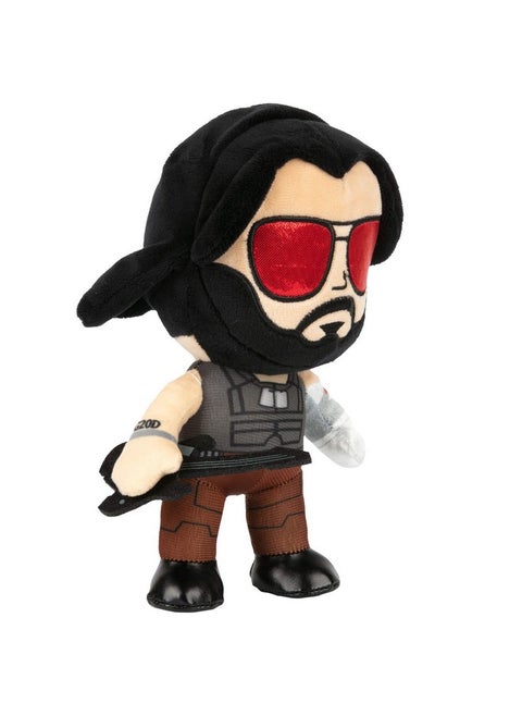 JINX Cyberpunk 2077 M8Z Johnny Silverhand Plush Stuffed Toy, Multi-Colored, 8.75" Tall