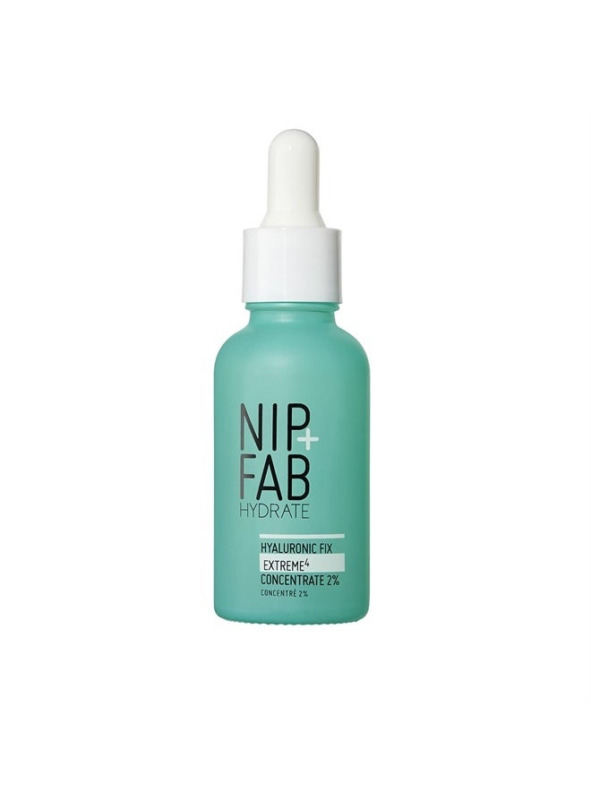 NIP+FAB Nip + Fab Hyaluronic Fix Extreme 4 2% Concentrate, Daily Concentrated Drops for Face, Quick drying serum to replenish moisture levels. For dewy and visibly plumped skin, Multicolor, 30ML  - Image 3