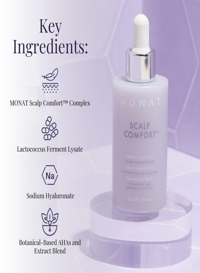 monat سيروم راحة فروة الرأس™️ - إعادة التوازن - مرطب ومهدئ لفروة الرأس الحساسة، مستخلص طبيعي، تركيبة خفيفة الوزن للتبريد توفر راحة دائمة وتوازن لفروة الرأس | 50 مل / 1.7 أونصة سائلة - Image 5