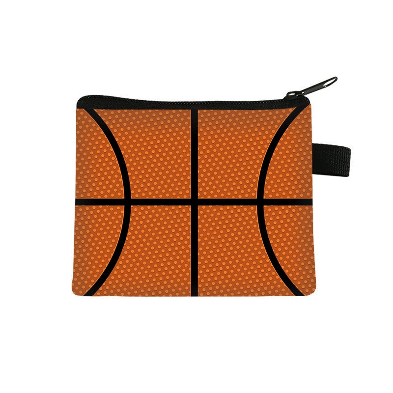 New Football Coin Card Holder For Kids, Trendy Cute Key Card Holder, Student Mini High-End Short Wallet - Image 3