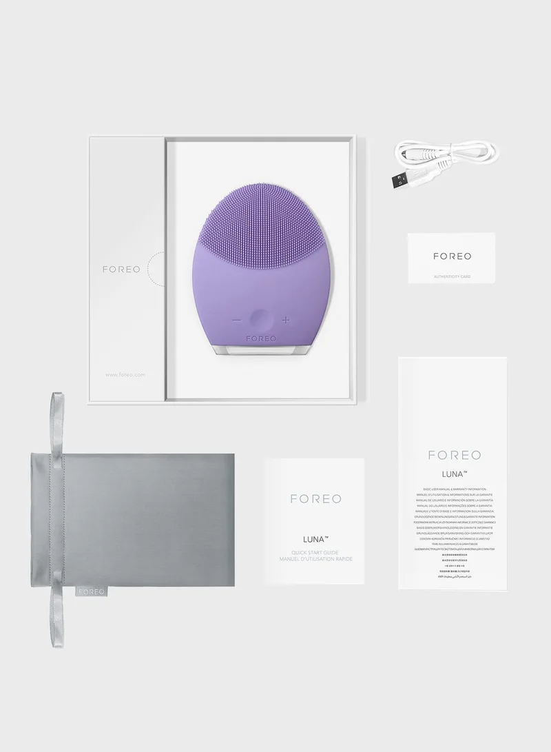 FOREO LUNA 2 Facial Cleansing Brush For Sensitive Skin