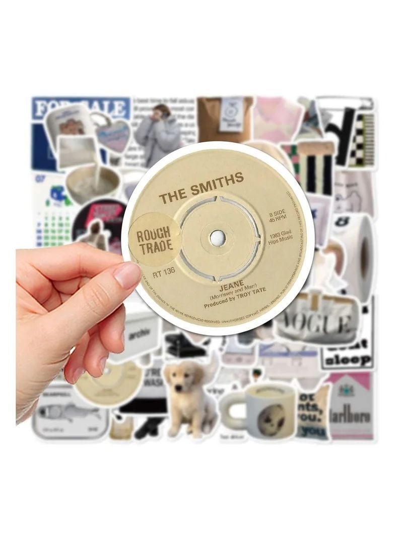 In Air Minimalist Korean Stickers, Laptop Ledger, Water Cup, Ipad Phone Case Decoration, Waterproof Sticker  - Image 2