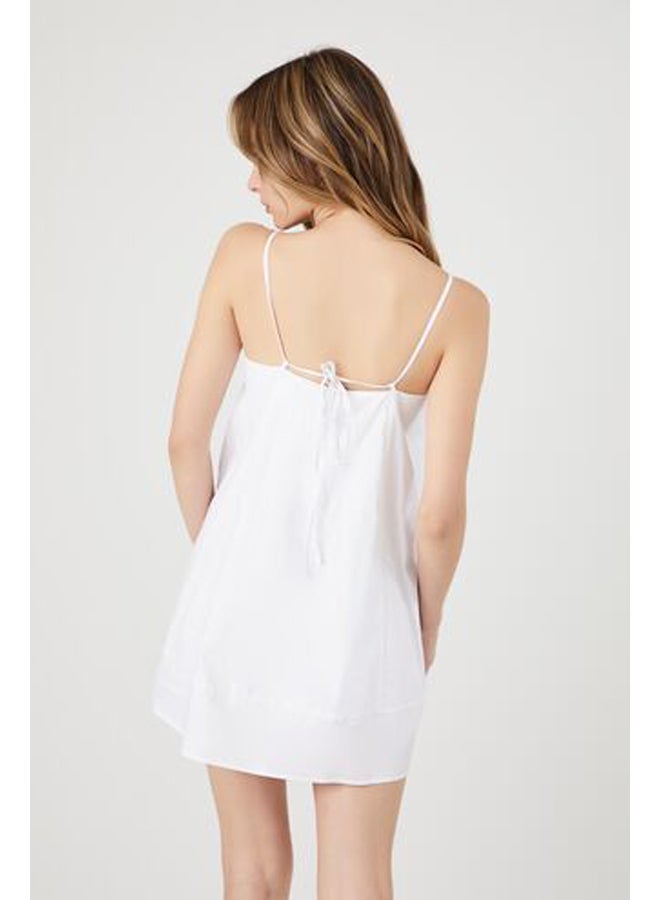 FOREVER 21 Poplin Cami Shift Mini Dress - Image 3