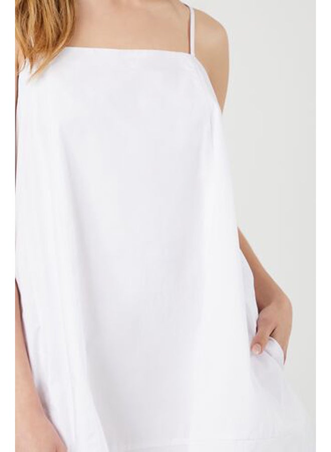 FOREVER 21 Poplin Cami Shift Mini Dress - Image 5