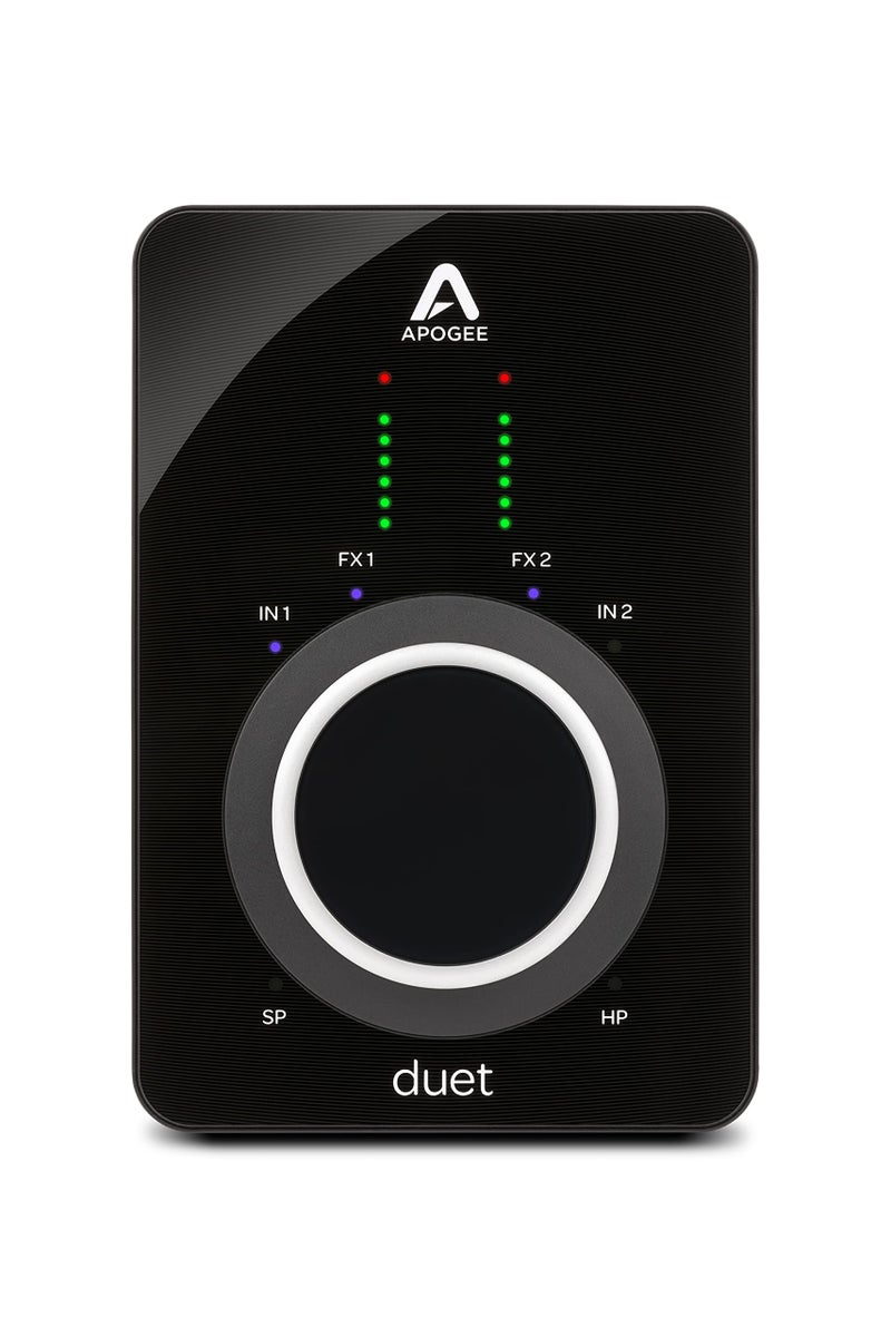 Apogee Duet 32 Channel USB Audio Interface for Recording Mics Guitars Keyboards on MAC and PC Great for Recording Streaming and Podcasting Runs Apogee DSP Plugin