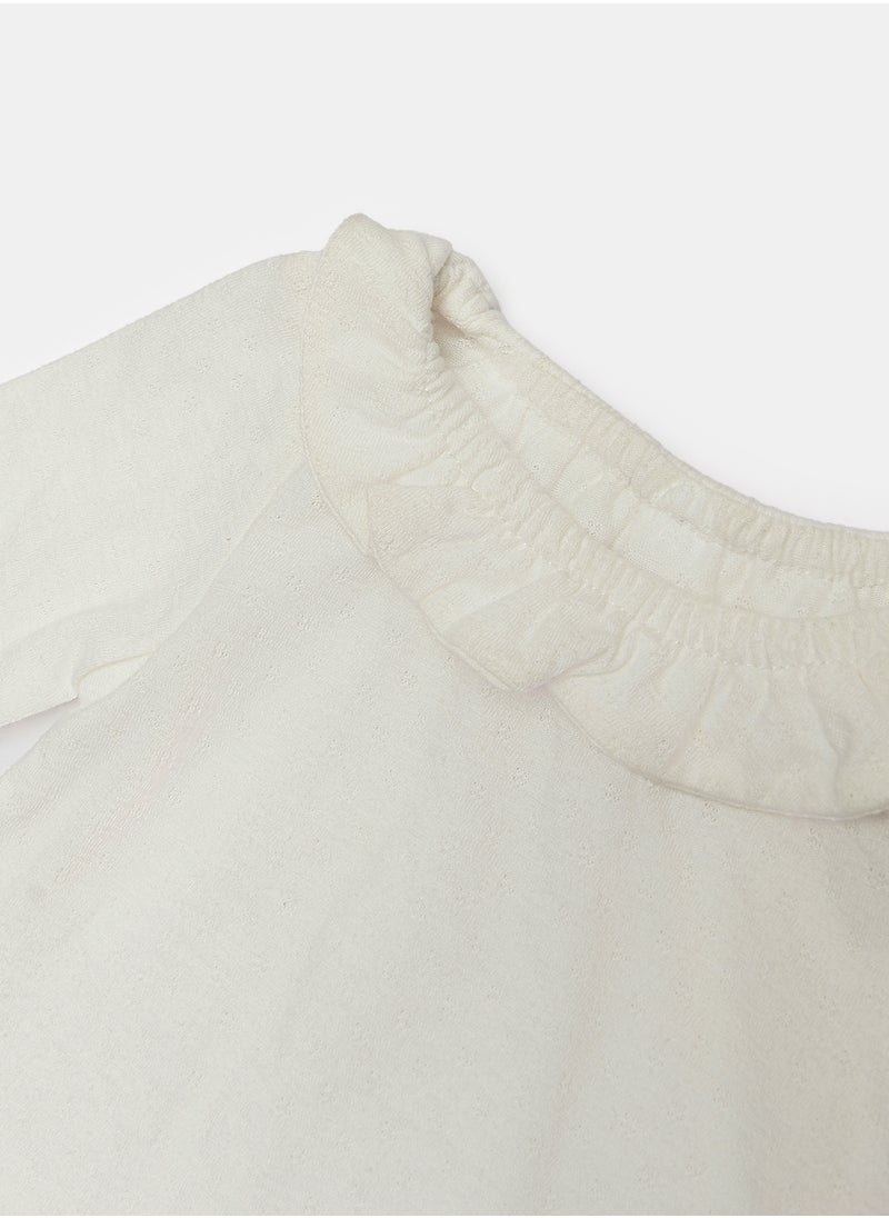 OBAIBI - Beige T-Shirt for Girls - Image 1
