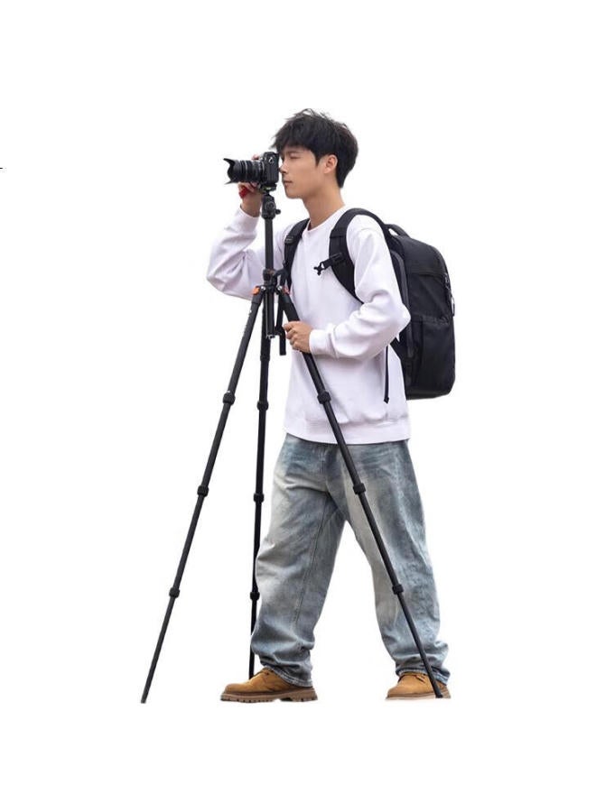 Fotopro X-5I Hr, Center Pivot, Adjustable Monopod, Panoramic Shooting, Portable Reverse Folding, Camera And Mirrorless Camera Tripod For Photography, Videography And Shooting - Image 3