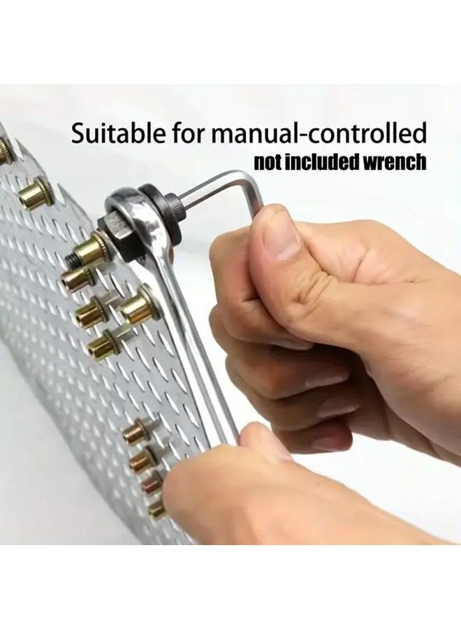 77 Pcs Manual Rivet Nut Tool Set with 7 Sizes M3 M4 M5 M6 M8 M10 M12 for Automotive Industrial Equipment - Image 3