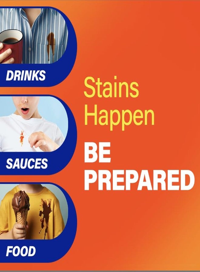 Tide منظف بقع تايد للملابس، قلم تايد السريع، مزيل البقع الفوري للملابس، بحجم السفر والجيب، 5 قطع (عبوة من 1) (قد يختلف التغليف) - Image 4