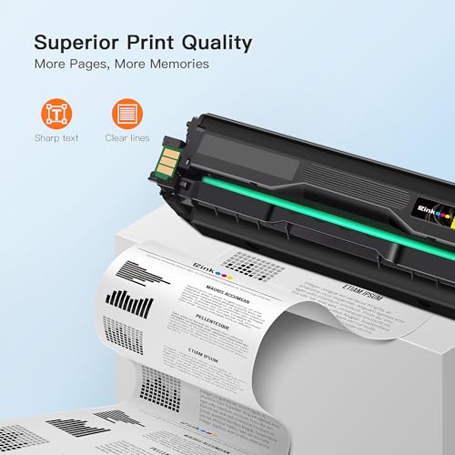 E-Z Ink خراطيش حبر متوافقة E-Z Ink بديل لـ Samsung 504 504S CLT-K504S CLT-504S CLT-M504S CLT-C504S CLT-Y504S للاستخدام مع طابعة SL-C1860FW SL-C1810W CLP-415NW CLX-4195FW (1 أسود) - Image 3