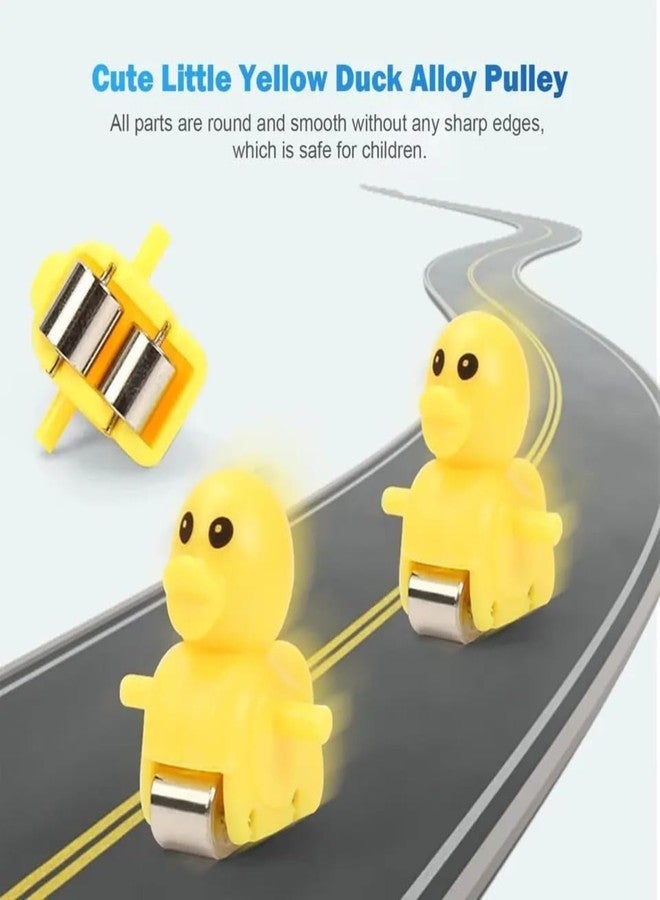 PCN TECHNOLOGY PCN Duck Slide Track Set Toys for Kids - Ducklings Stair Climbing Toys for Kids, Escalator Toy with Lights and Music with 3 Ducks, 3 Duck Slide Toy Ducks Chasing Race (Duck) - Image 4