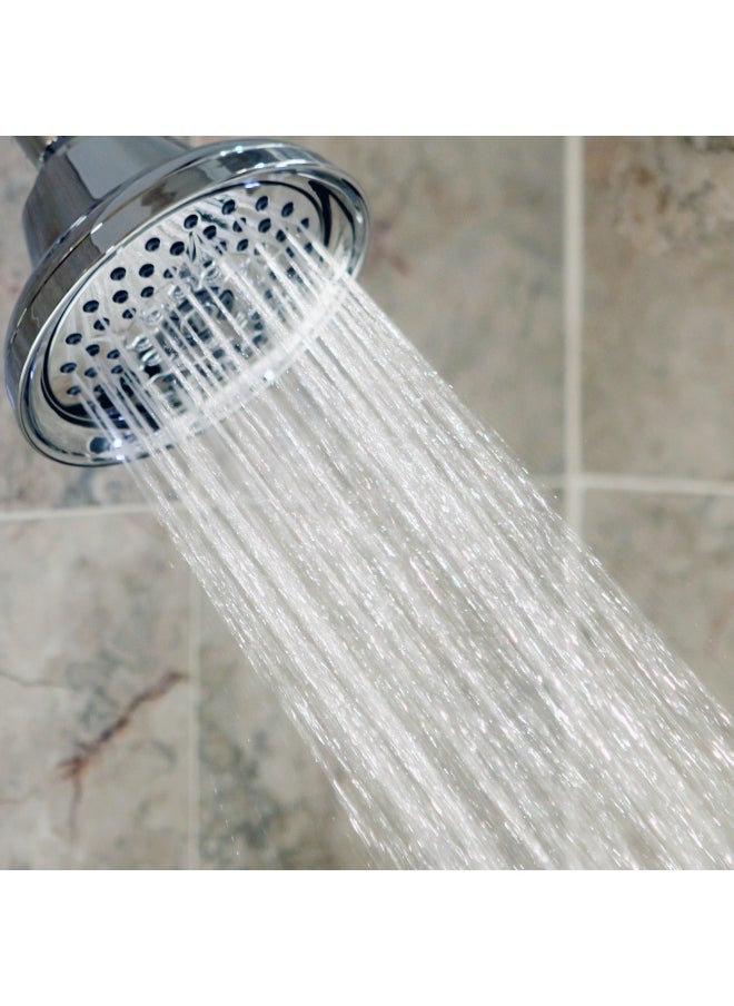 Aqua Elegante - Chrome  Massage And Mist Shower Head Great High Pressure Multi Function Wall Mount Adjustable Showerhead Chrome - Image 1
