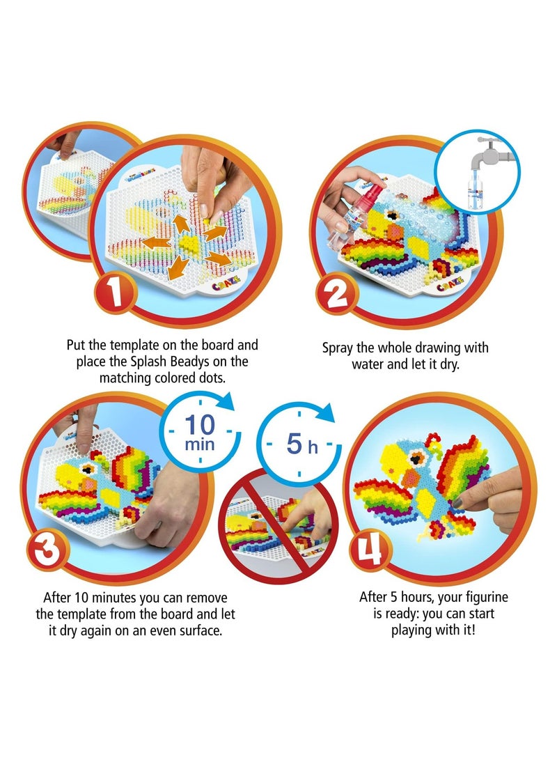 CRAZE Fuse Splash Beadys XL | Starter-Studio Craft Beads Refill Set | Parrot | 12161 - Image 5