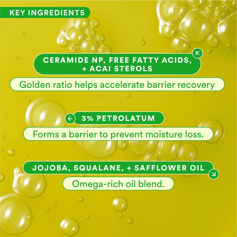 Experiment Buffer Jelly Intensive Barrier Treatment Oil - Ceramide, Squalane, & Panthenol - Hydrating, Soothing, & Strengthening, 1.0 FL OZ - Squalane Oil for Face, Vegan Formula for Dry Skin Types - Image 3