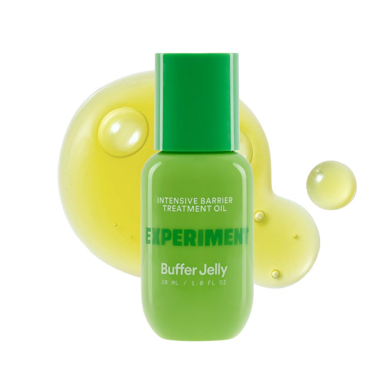 Experiment Buffer Jelly Intensive Barrier Treatment Oil - Ceramide, Squalane, & Panthenol - Hydrating, Soothing, & Strengthening, 1.0 FL OZ - Squalane Oil for Face, Vegan Formula for Dry Skin Types - Image 1