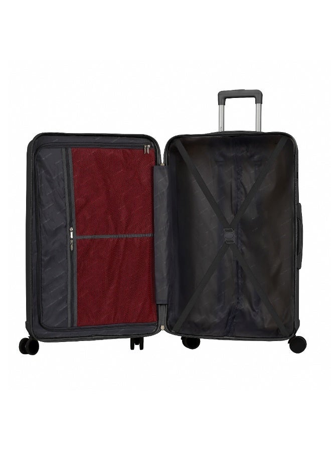 Eagle Express Clifton PP Hard Trolley Luggage Set - 3 Pieces (20/24/28 Inch) - Black - Durable Polypropylene - 1-Year Warranty - Image 5