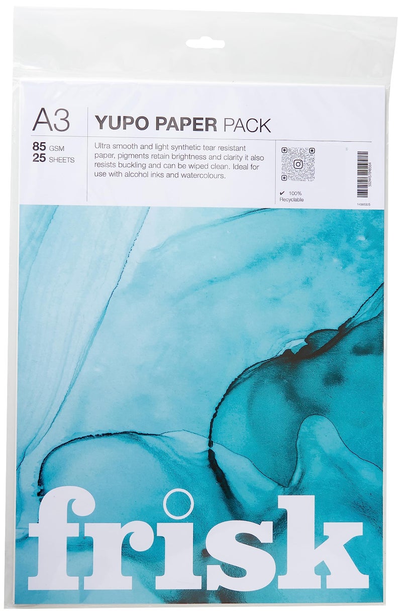 Frisk 14385325 Yupo Paper Pack A3 White