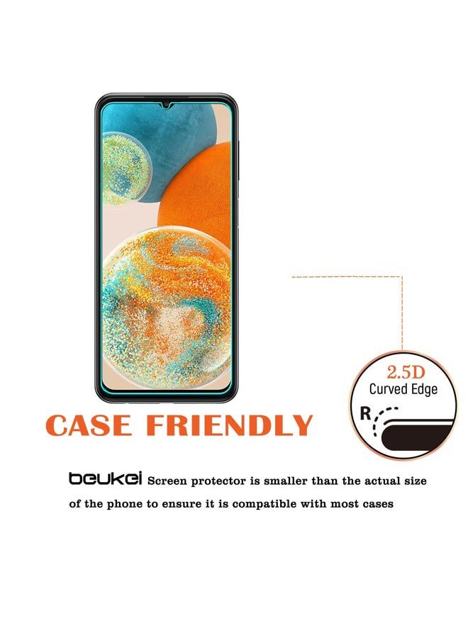 Beukei (3 Pack) Compatible for Samsung Galaxy A23 Screen Protector Tempered Glass,Touch Sensitive,Case Friendly, 9H Hardness - Image 4