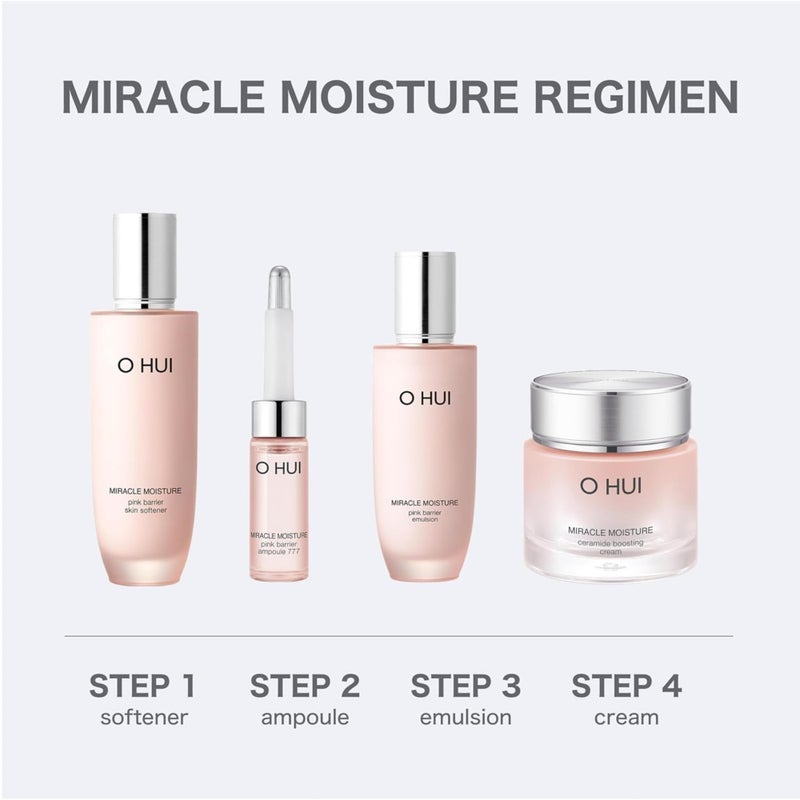 O HUI Miracle Moisture Ceramide Boosting Cream | 24hrs Moisturizing Power | Korean Skin Care | Moisturizer Face Cream | Daily Cream | Ceramides, Glycerin, Shea Butter | Glass Skin | All Skin Types - Image 5