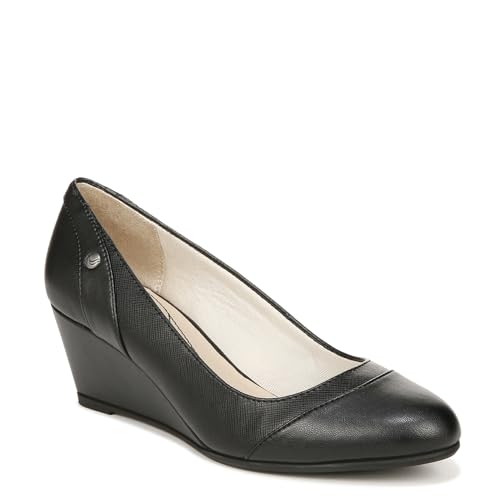 LifeStride Womens Dreams Wedge Pump, Black, 8.5 Wide US - Image 2