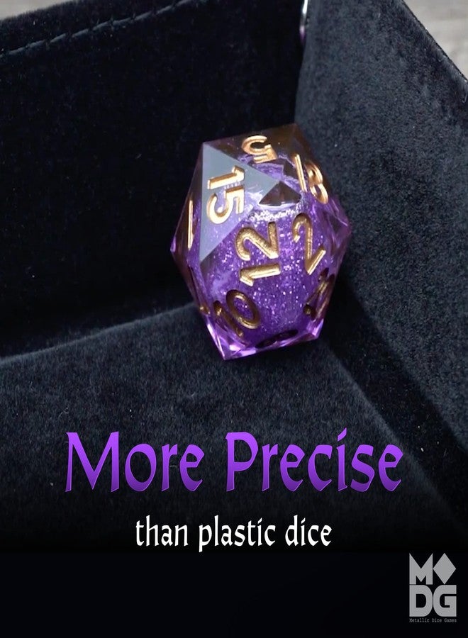 Metallic Dice Games FanRoll by Metallic Dice Games Aether Abstract Elixir Liquid Core DND Dice Set, Role Playing Game Dice for Dungeons and Dragons - Image 5