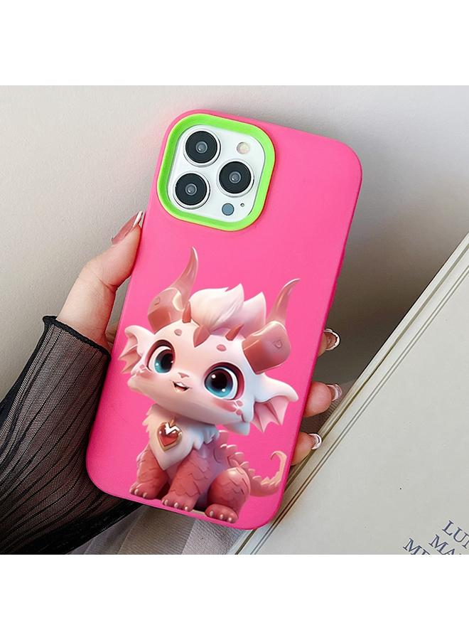 Zaboon Case For iPhone 12 Pro Max Loong Baby PC Hybrid TPU Phone Case - Image 1