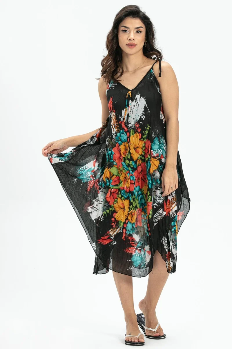 اليش شيل بيزي Floral Print Dress