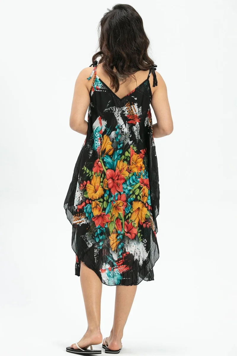 اليش شيل بيزي Floral Print Dress