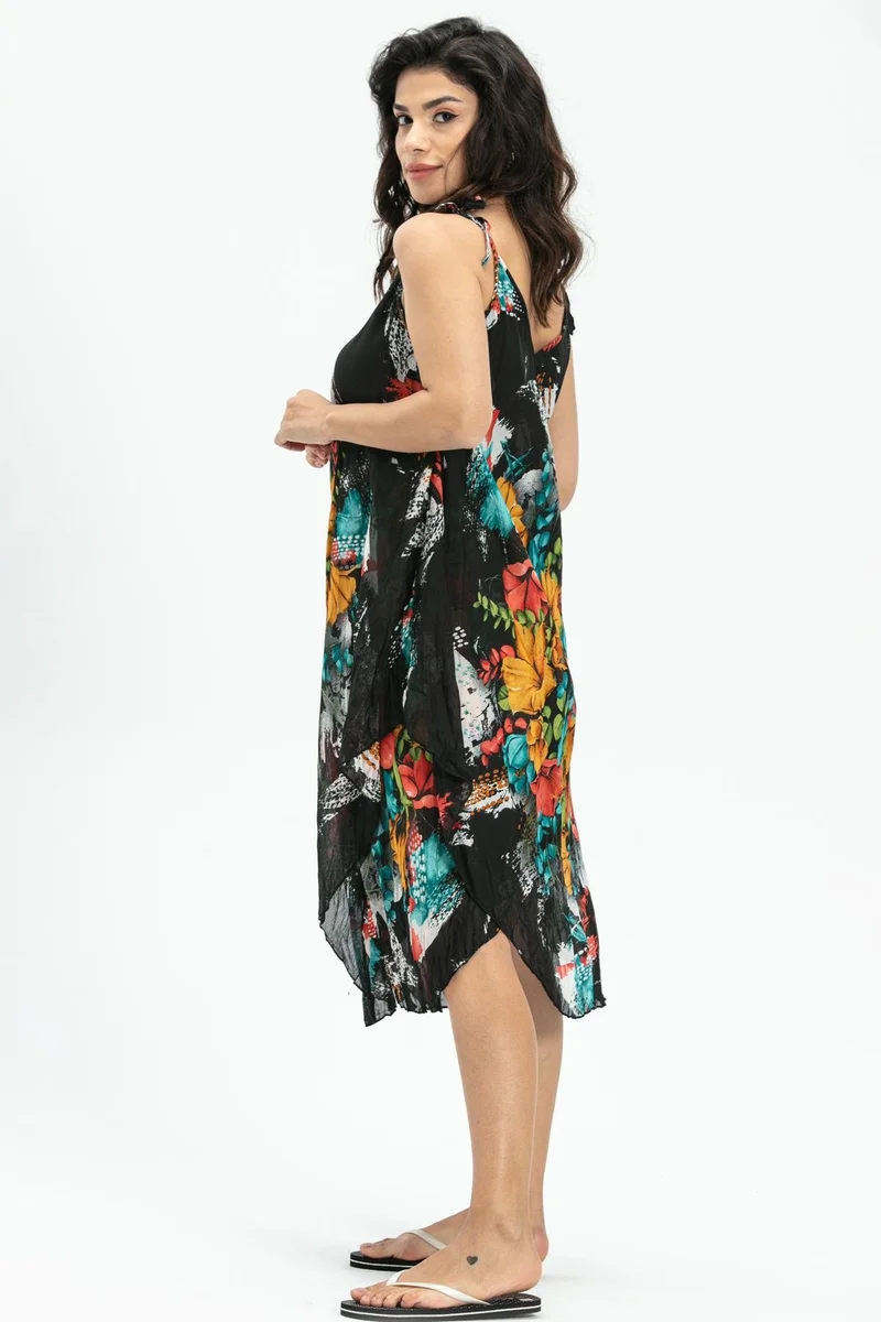 اليش شيل بيزي Floral Print Dress