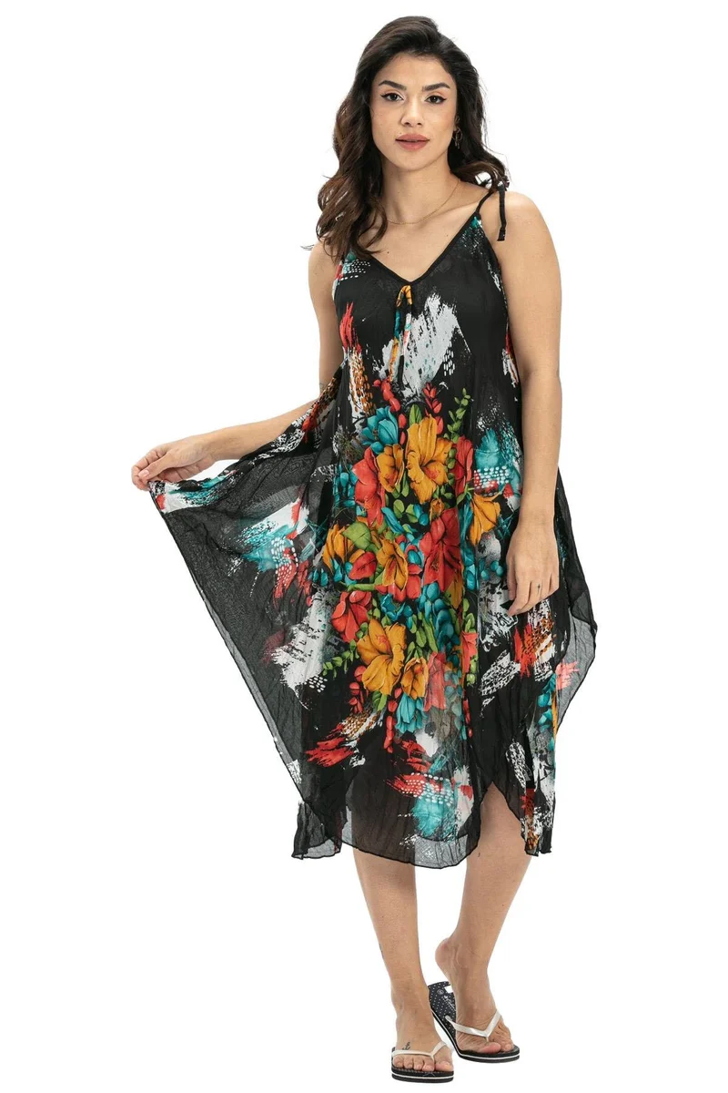 اليش شيل بيزي Floral Print Dress