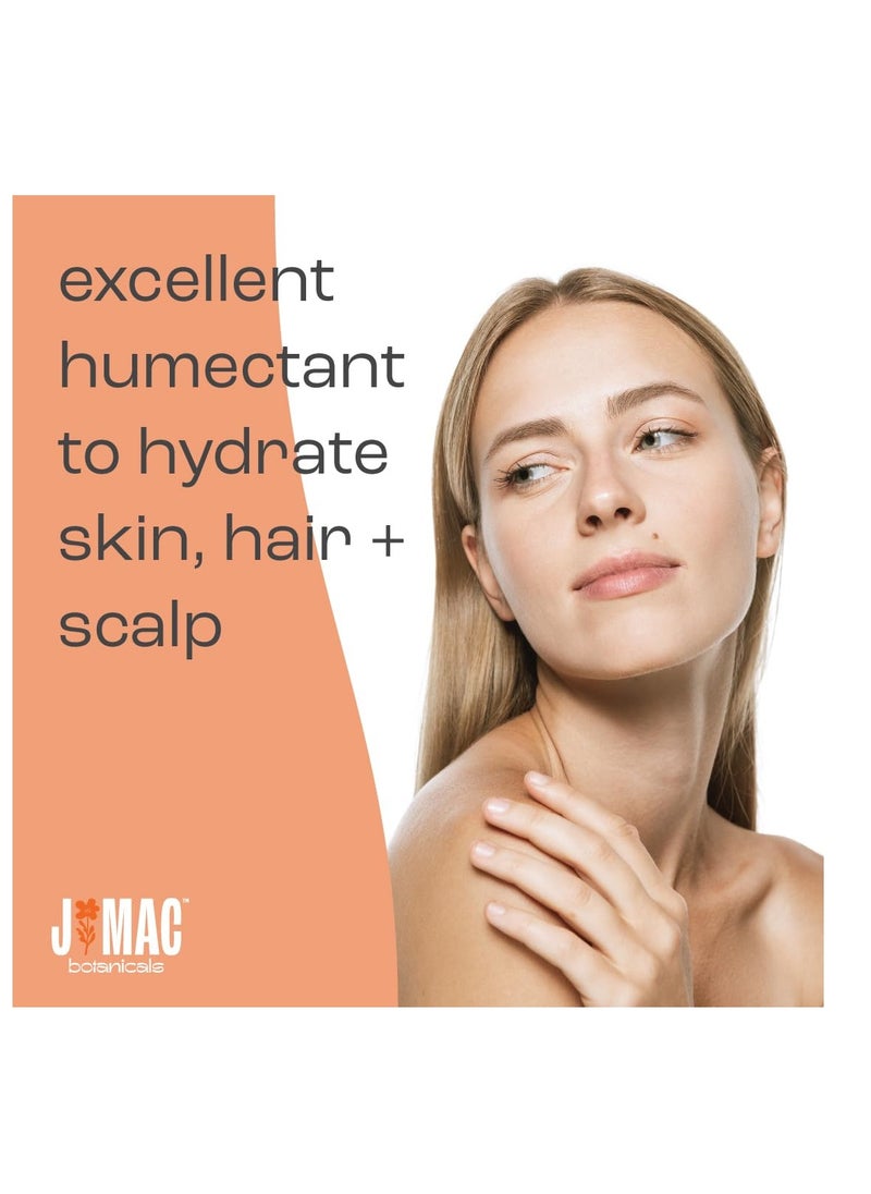 J MAC botanicals - J MAC BOTANICALS, Organic Vegetable Glycerin Oil (16oz bottle) Moisturizing and softening, 100% Pure natural liquid organic glycerine for crafts, skin, face, hair - Image 1
