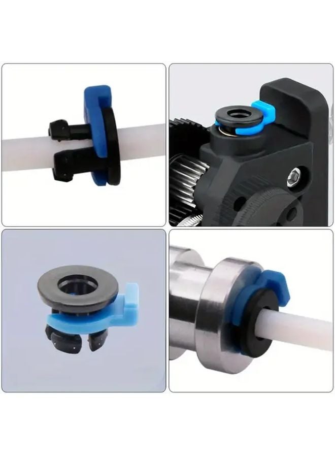 10pcs Black 3D Printer Parts Bowden Tube Claw Buckle Extruder Hotend Collet Plastic Coupling Clip Quick Connector - Image 5