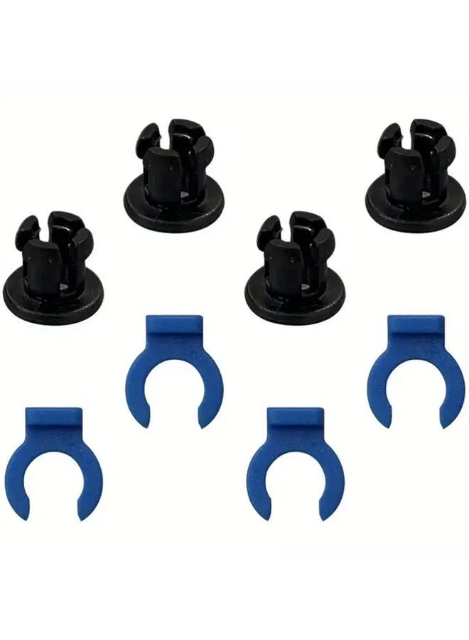 10pcs Black 3D Printer Parts Bowden Tube Claw Buckle Extruder Hotend Collet Plastic Coupling Clip Quick Connector - Image 2