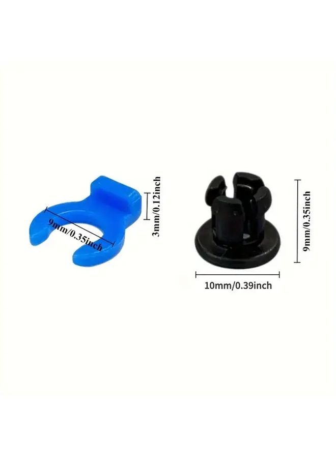 10pcs Black 3D Printer Parts Bowden Tube Claw Buckle Extruder Hotend Collet Plastic Coupling Clip Quick Connector - Image 4
