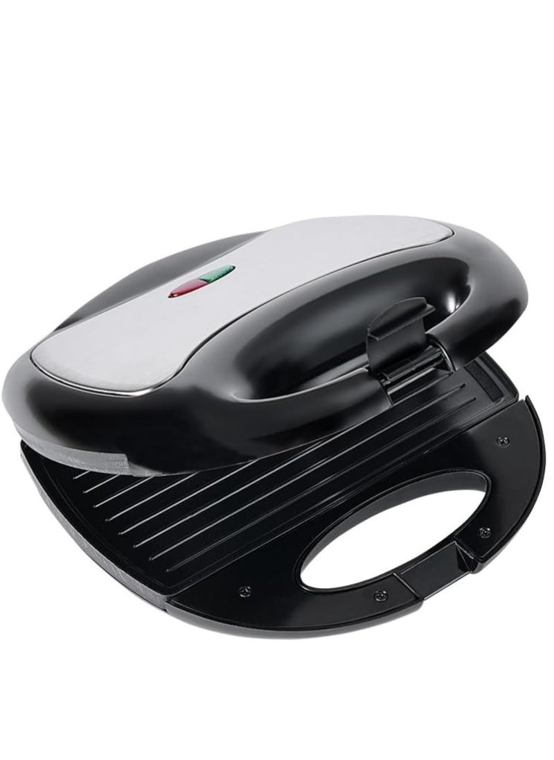 Halamine - Sandwich Maker 3 In 1, Waffle, Panini Toaster, Tabletop Toaster, Waffle, Meat, Black, 750W - Image 1