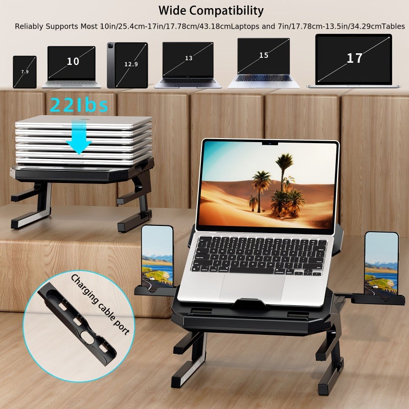 Ergonomic Adjustable Laptop Stand 13 15 Inches 360 Degree Rotating Phone Holder - Image 3