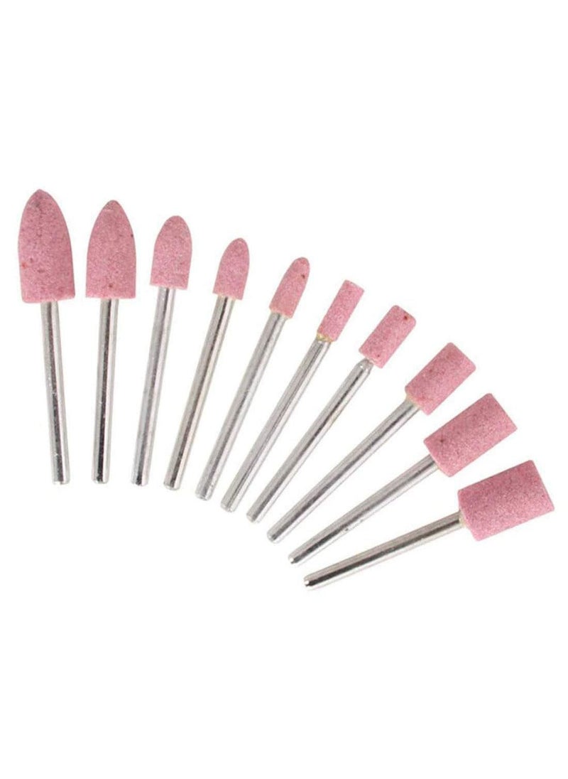DIY Crafts DIY Crafts Pack Of 30 Pcs 10x3 Multi RANDOM COLOUR 18 Mini Shank Abrasive Mounted Stone Polish Grinding Wheel Rotary Tool for Rotary Abrasive Tool 4mm 5mm 6mm Pack Of 30 Pcs 10x3 Multi  - Image 1