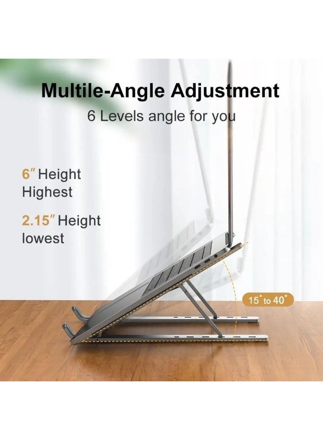 Portable Lightweight Breathable Laptop Stand for Laptop and Tablet Portable Travel Portable - Image 4