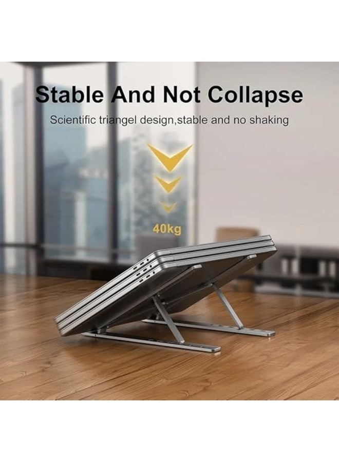 Portable Lightweight Breathable Laptop Stand for Laptop and Tablet Portable Travel Portable - Image 5