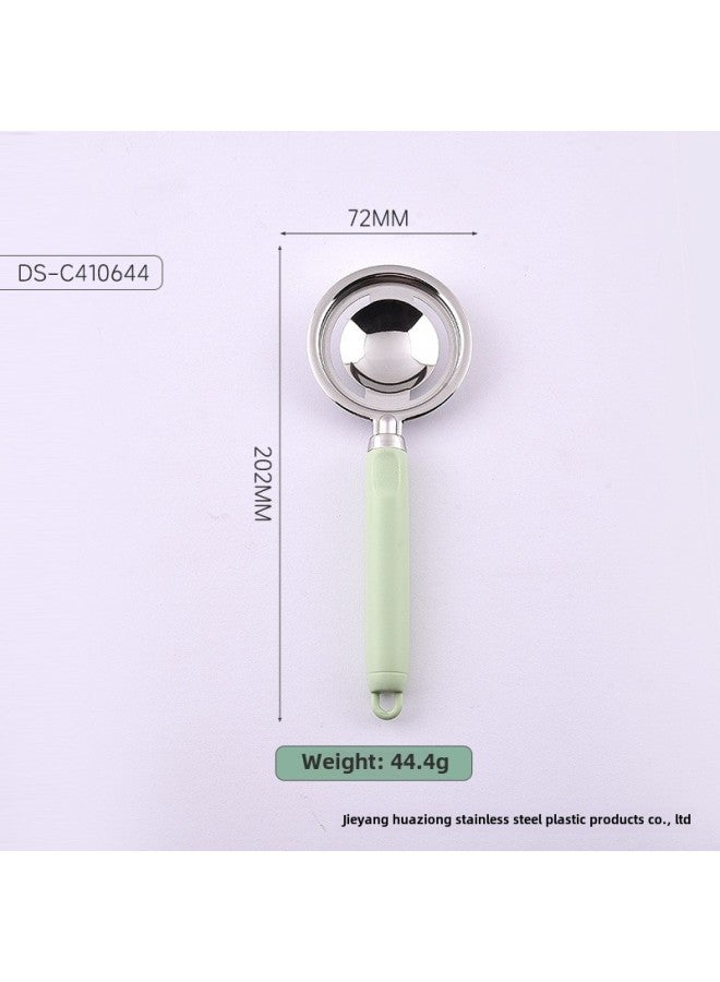 304 Stainless Steel Food Supplement Tool Baby Baby Special Colander Strainer Egg Beater Egg White Filter Suit-Specifications:Green  - Image 1