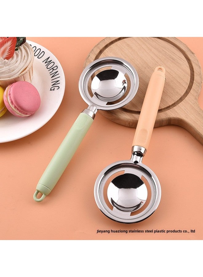 304 Stainless Steel Food Supplement Tool Baby Baby Special Colander Strainer Egg Beater Egg White Filter Suit-Specifications:Green  - Image 2